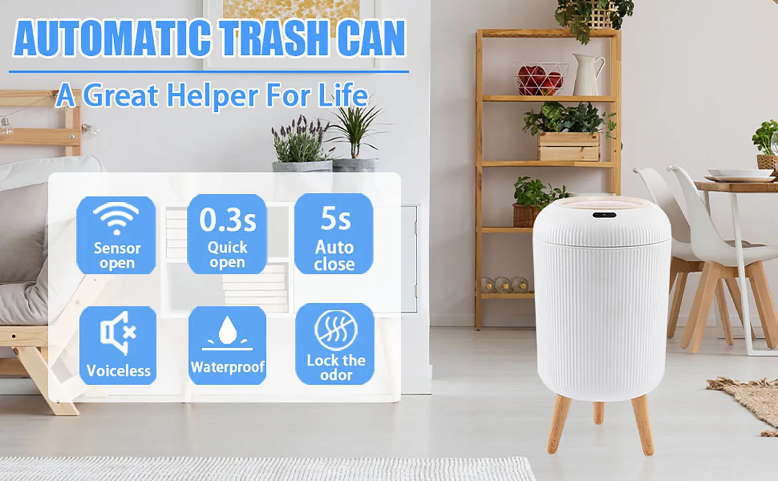Motion Sensor Trash Can