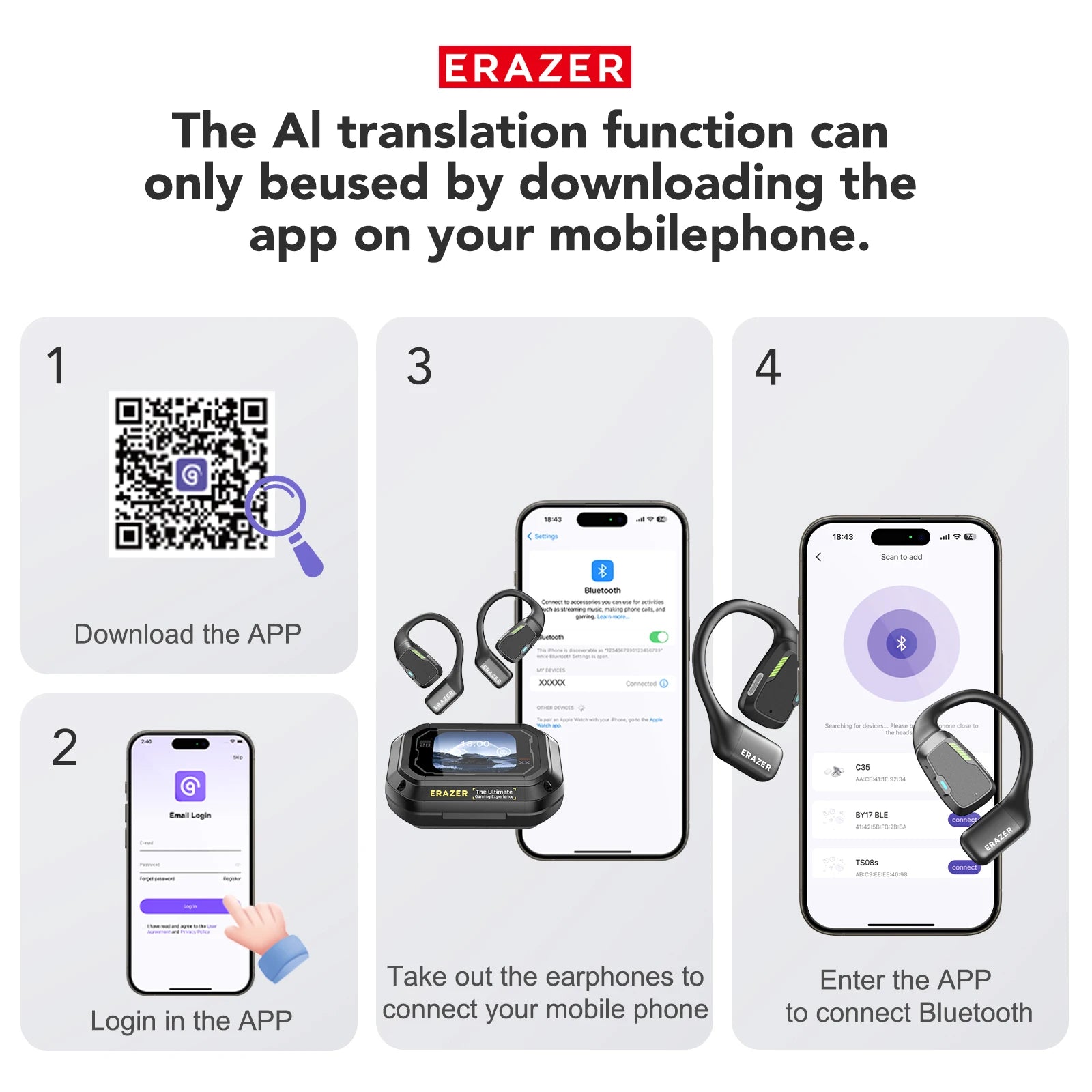 AI Translator Earbuds