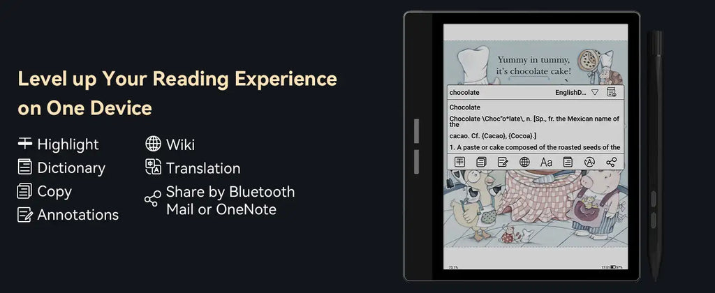 7-inch Eink screen E-book Reader