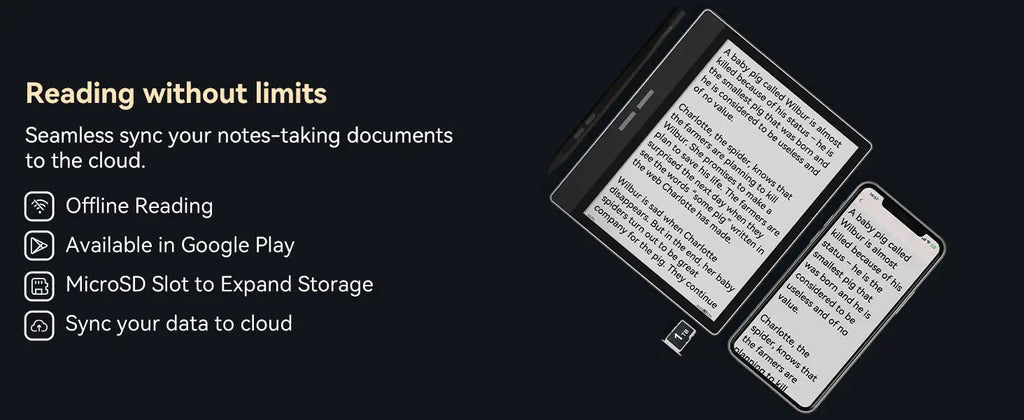 7-inch Eink screen E-book Reader